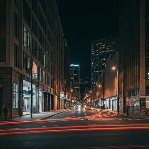 Night time in Auckland CBD