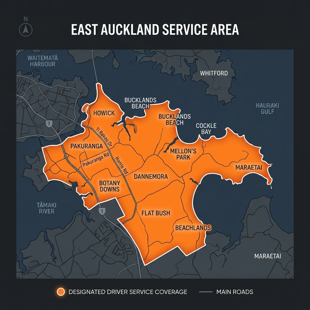east auckland map